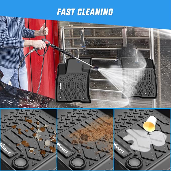 Nilight TPE Floor Mats for Lincoln Corsair (Gas Model) 2020 2021 2022 2023 2024 2025 All Weather Custom Fit Heavy Duty Floor Liners