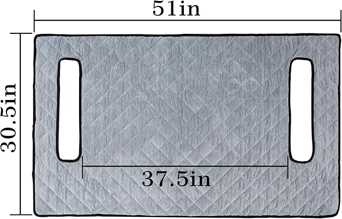 YOKYHOM Golf Cart Seat Covers, Thickened Short Plush Seat Towel Blanket with Non-Slip Backing, Soft & Heavy Duty, Fits Most 2 & 4 Passenger EZGO Yamaha Club Car, 51"x30.5", Light Gray