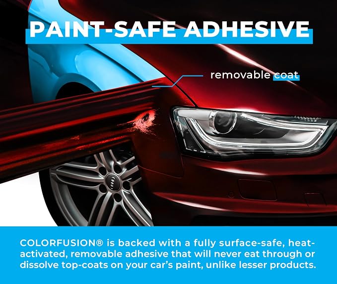 ColorFusion PPF by VViViD, Gloss Demon Dry Apply PPF Vinyl Car Wrap Roll 10ft x 5ft