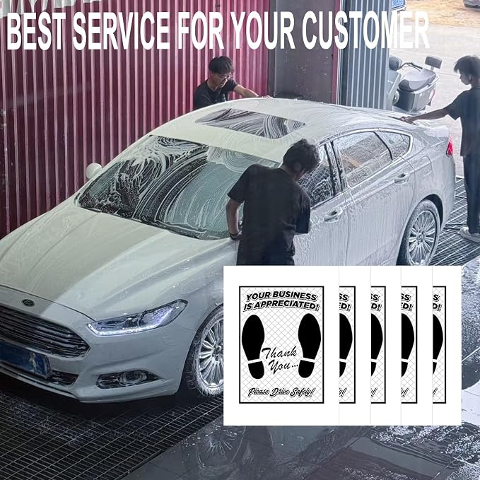 White Car Paper Floor Mats :200Pcs Disposable Floor Cars Auto Vehicles Automotive Mat Covers Protector Detailing Detail Wash Temporary 16x20inch