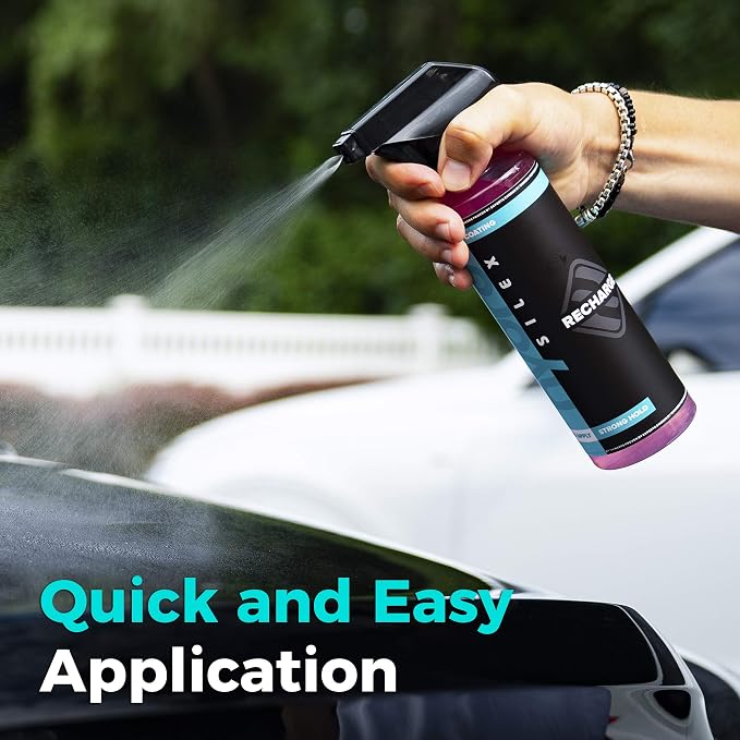 Recharge Ceramic Coating Spray (128oz) | Ultra-Hydrophobic Car Ceramic Detail Spray | Replaces Wax & Sealants | DIY-Friendly Protection for Cars, Trucks & SUVs | 6 Months of Protection