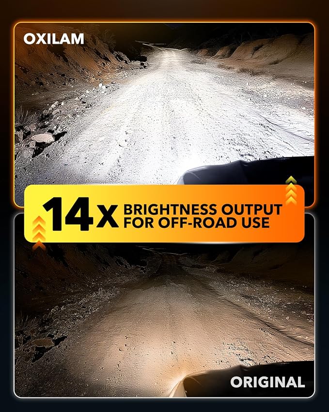 OXILAM H11/H8 LED Light Bulb, 14X Brighter 6500K Cool White, Anti-Flicker, 60,000Hrs Lifespan, H16 LED Light Compatible with Cars Trucks SUVs, Pack of 2