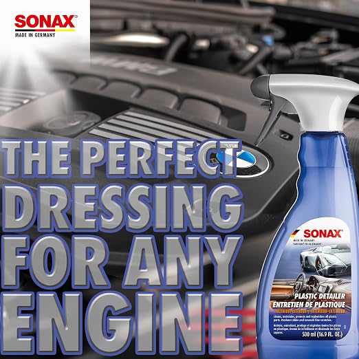 SONAX Profiline Plastic Care – Professional Interior & Exterior Plastic Protectant for Car Plastic Trim, Engine Dressing, and Other Plastic Surfaces | 5L