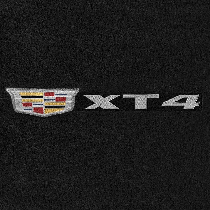 Lloyd Mats Floor Mats for Cadillac XT4 2019-2025 | 4PC Set (2PC Front + 2PC Rear) | Charcoal | Non-Slip Backing