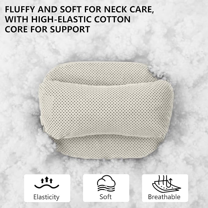 Car Neck Pillow, Soft Car Headrest Neck Rest Cushion for Driving | Comfortable Neck Pillow for Driving, Ergonomic Car Neck Support Pillow for Relieve Driving Fatigue, Universal for Car Office