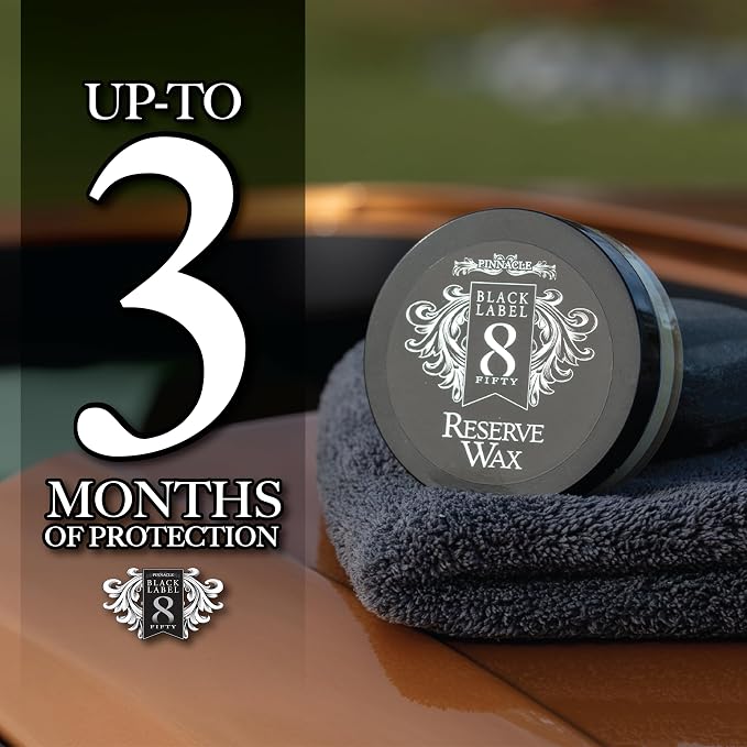 Pinnacle Black Label Reserve Wax | Premium Brazilian Carnauba Wax for Deep Gloss & Shine | Long-Lasting Protection for Paint & Clear Coats | Easy Application & Smooth Finish | PBL-650-FBA