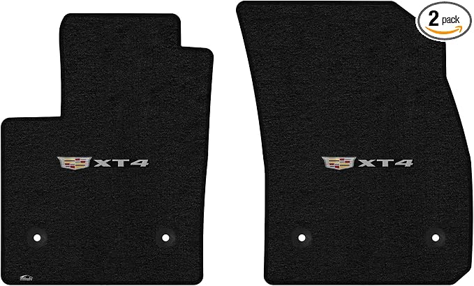 Lloyd Mats Floor Mats for Cadillac XT4 2019-2025 | 2PC Front Mats | Charcoal | Non-Slip Backing