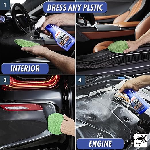 SONAX Profiline Plastic Care – Professional Interior & Exterior Plastic Protectant for Car Plastic Trim, Engine Dressing, and Other Plastic Surfaces | 5L