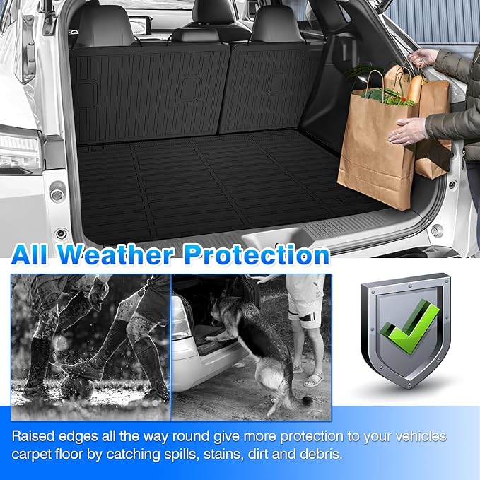 Cartist Cargo Liner for Nissan Murano 2025 2026, All Weather Trunk Mat for Murano Accessories, Anti-Slip Heavy Duty