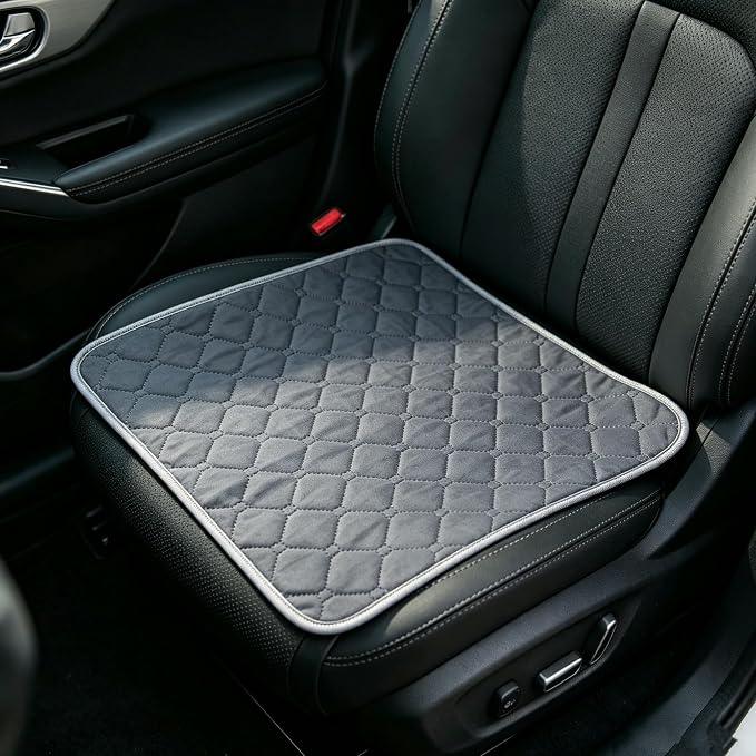 3-Pack Waterproof Chair Pads, Reusable Machine-Washable Seat Protectors with Non-Slip Backing, 19.7 x 19.7 Inch, Suitable for Chairs, Wheelchairs, and Car Seats