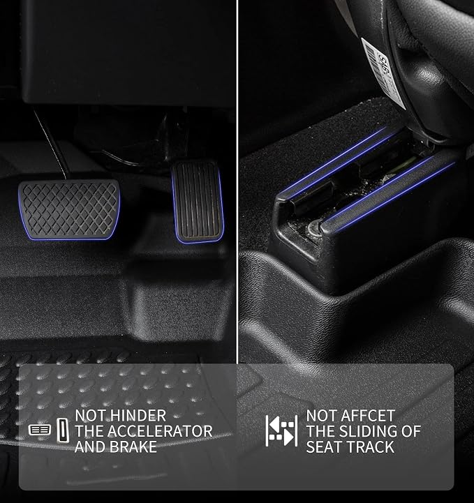 KELCSEECS® Floor Mats & Cargo Liner Custom for Buick Encore GX AWD 2020-2026(Cargo Tray in Upper Deck Position) All Weather Protection TPE Floor Liners Full Set Encore GX AWD Accessories Black