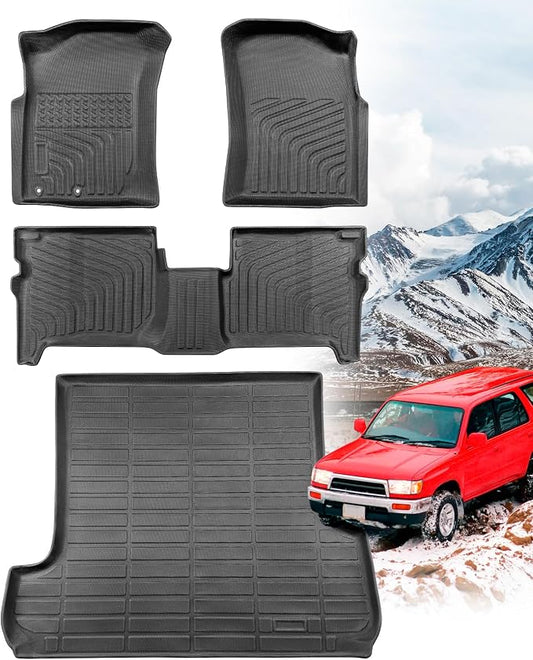 Car Floor Mats for Toyota 4Runner 1996 1997 1998 1999 2000 2001 2002 | All Weather for 3rd gen 4 runner Accessories, for Limited SR5 Base N180 SUV N180 Accessories