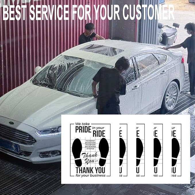 White Car Paper Floor Mats : 200 Pcs Disposable Floor Cars Auto Vehicles Automotive Mat Covers Protector Detailing Detail Wash Temporary 16x20inch