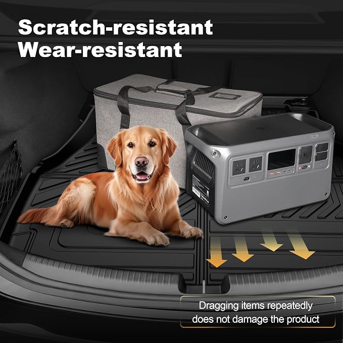 Cargo Liner Fit for Mercedes Benz C Class Sedan 2022-2026 | AOMSAZTO Cargo Mat All Weather Custom Fit Trunk Mat C Class Car Mats Accessories Black (Only for Sedan)