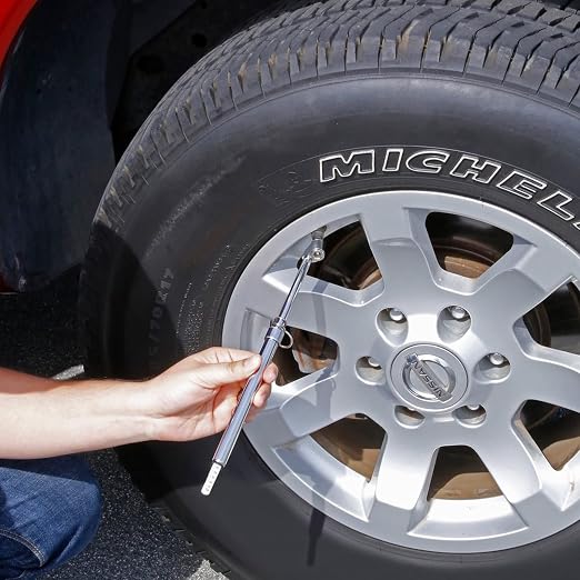 Slime 2021-A Tire Gauge, Dual Head, Pencil Gauge, Truck & SUV, 10-150 psi