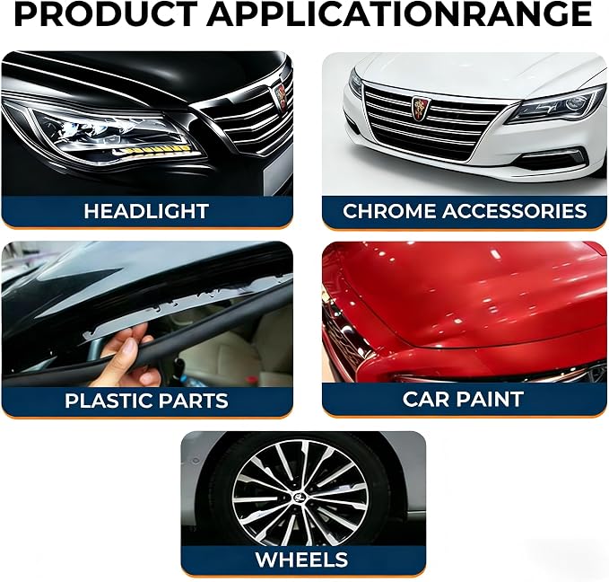 Nano Hydrophobic Ceramic Coating,-300ml Car Coating Spray Kit,Easy-to-Spray Auto Paint Protection,Sponge and towe, Unmatched Shine Car Wax Coating Spray, No Pungent Smell, Quick Detailer Spray Wax
