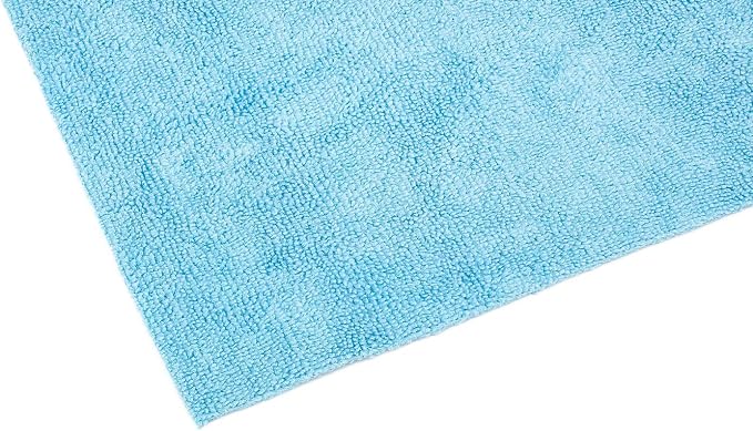 The Rag Company - Edgeless 300 - Microfiber Detailing Towels, Perfect for Removing Polishes, Sealants, and Glaze; Great for Interior Cleaning and Dirty Jobs; 300GSM, 16in x 16in, Light Blue (10-Pack)