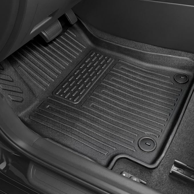 Floor Mats for Hyundai Elantra Gas 2017-2020, All Weather Floor Mats Trunk Cargo Liner and Door Sill Guards Accessories, Full Coverage Set