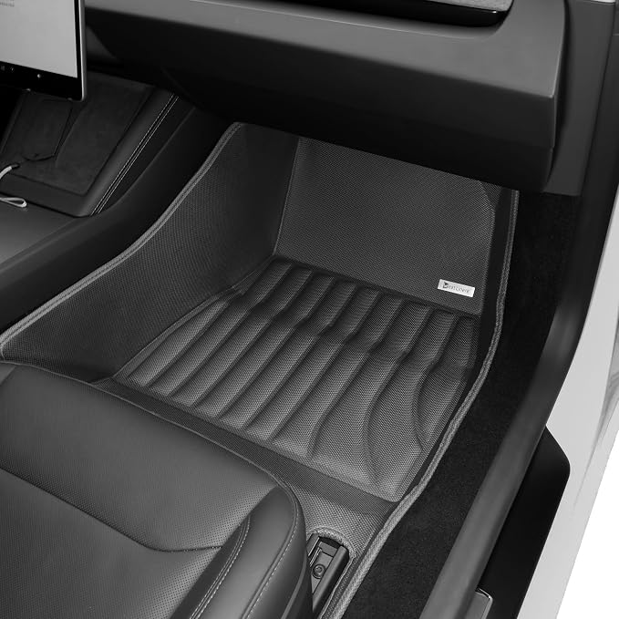 SUPER LINER Floor Mats & Cargo Liners Compatible with 2024-2026 Tesla Model 3 Highland, All-Weather Full Cabin Protection System, Premium Soft Mat Set for Floors, Trunk, Frunk & Seatbacks