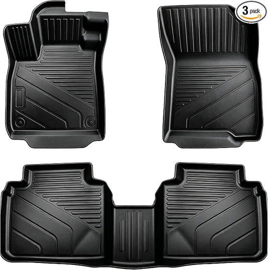 Accord Floor Mats Compatible with 2023-2026 Honda Accord，All Weather Protection Waterproof Durable Anti-Slip Odorless Custom-fit TPE Floor Liner Front and Rear Row Set