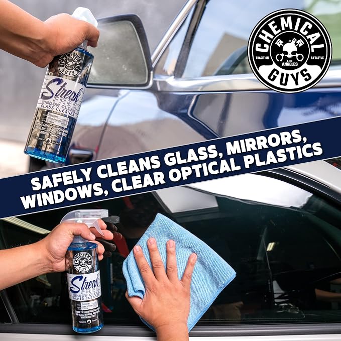 Chemical Guys, Streak-Free Glass & Window Cleaner, Ammonia-Free, 1 Gallon