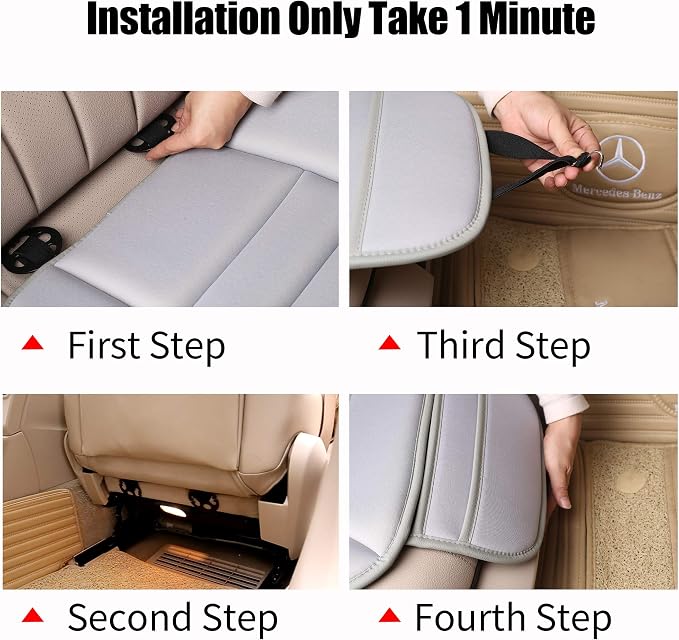 Lofty Aim Car Seat Cushion for Driving, Memory Foam Driver Seat Cushion | Car Seat Cushion for Long Driving, Automotive Seat Cushion for Pain Relief, Car Seat Pillow Fits Most Vehicles, Office, Gray