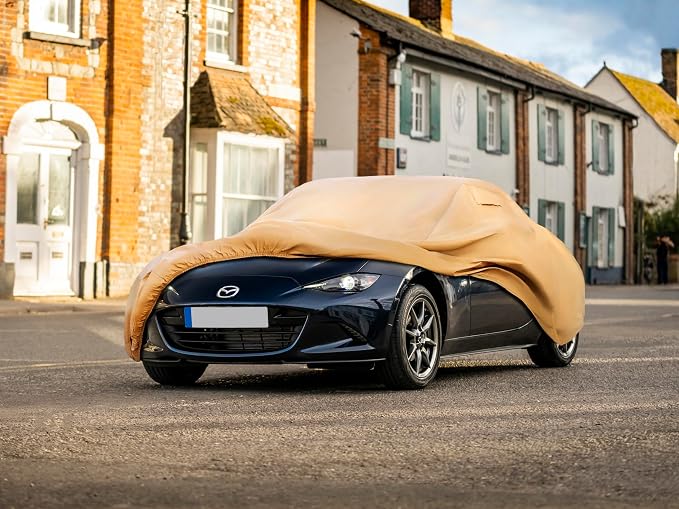Heavy Duty Outdoor Car Cover Custom Fit for 2005-2019 Mazda MX-5,Windproof All Weather Waterproof Sun Rain UV Dust Snow Protection Outdoor Car Covers
