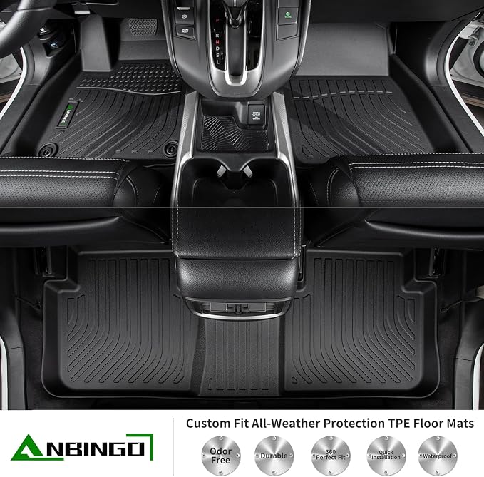 ANBINGO®Fit for KIA Sportage Hybrid Floor Mats 2026 2027(NO PHEV),for KIA Sportage Hybrid Car Mat 2026 2027 All Weather Mats for Sportage TPE Car Matt Rugs for Sportage