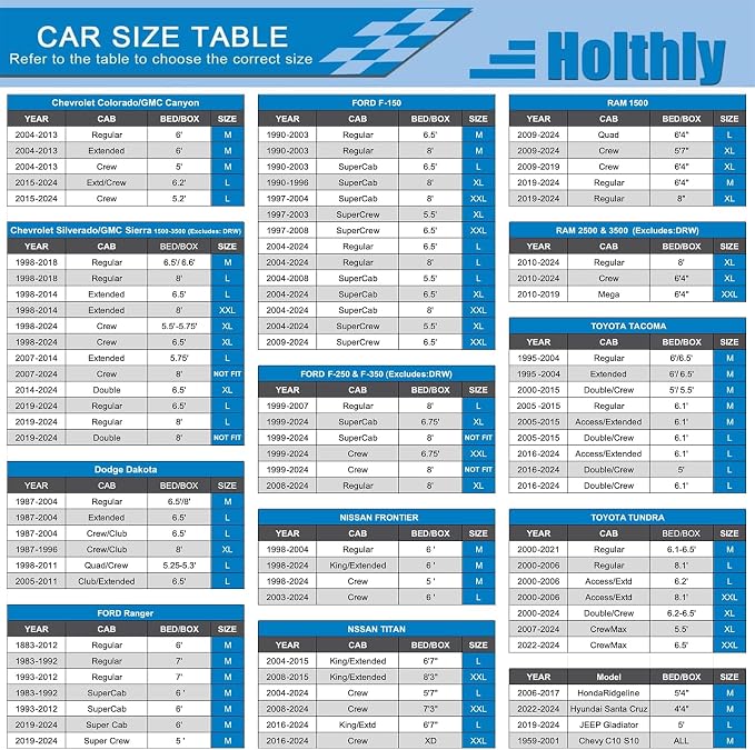 10Layer Truck Cover Waterproof All Weather.Pickup Truck Cover Length: Up to 210 inches,Universal Fit Most Regular Cab Short Box Honda Ridgeline Ford Ranger Nissan Frontier Chevy Colorado C10.