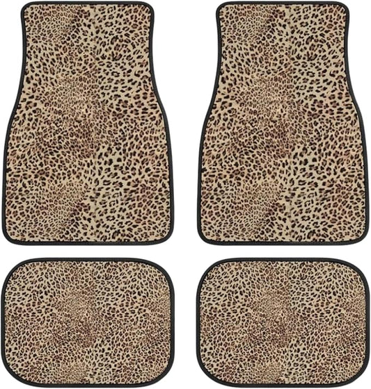 Car Floor Mats Non-Slip Automotive Floor Mats All-Weather Front Rear Car Floor Foot Mat Sets of 4 Pieces Foot Mats Rugs Carpet for Car Trucks SUV Sedans (NO.34)