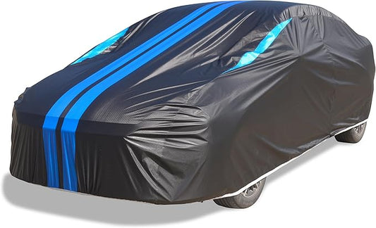 Car Covers for Automobiles, 6 Layers Car Cover Waterproof All Weather, Outdoor Car Cover Sun UV Rain Snow Wind Protection, Full Exterior Cover Fit for 209"(209 * 75 * 59 inch) Sedan