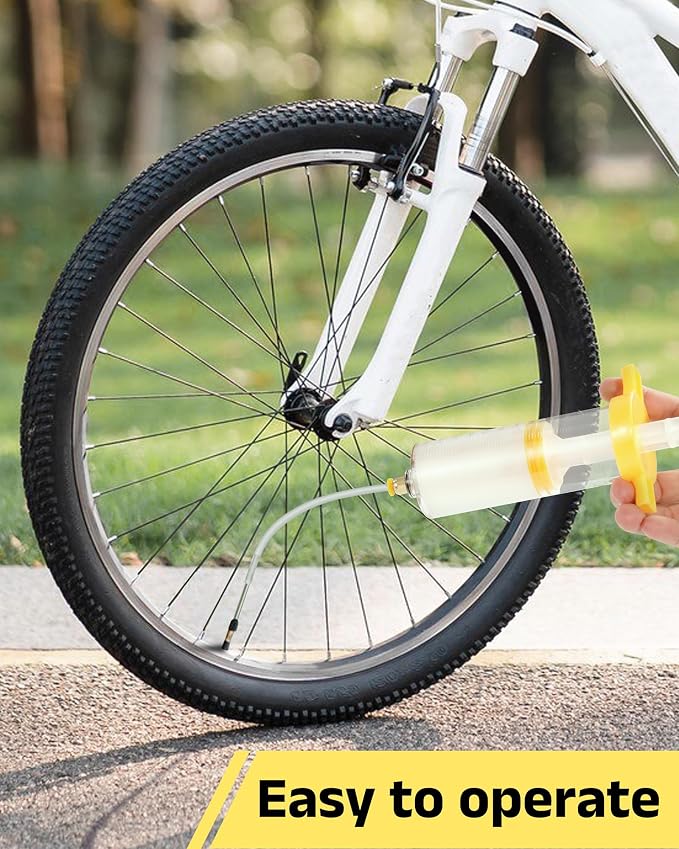 CHUMXINY Tubeless Tire Sealant, 500ML Injectable MTB Tire Sealant, Seals Air Holes Up to 6.5 mm, Suitable for Mountain Bike and Road Bike Tires