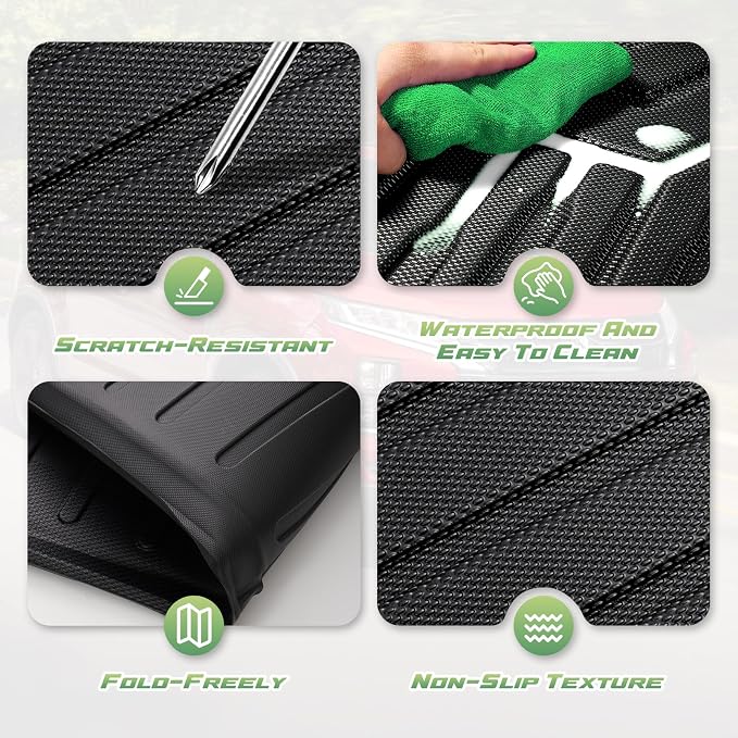 Cartist Cargo Liner for Mitsubishi Outlander Sport 2011-2024, All Weather Cargo Mats for Outlander Sport Accessories, Heavy Duty TPE Trunk Mat, Car Accessories