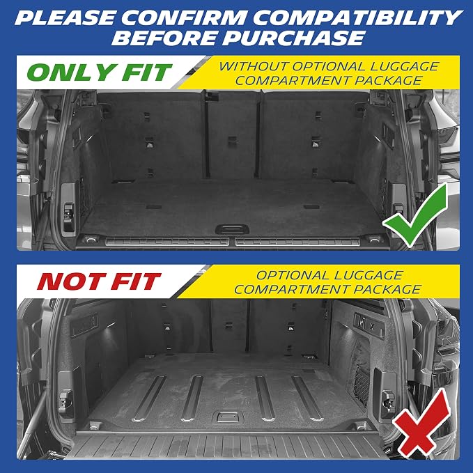 Michelin Vehicle Mats for 2019-2026 BMW X5 PHEV, 5 Seats, 4PCS | Not Fit 7 Seats/Luggage Compartment, Custom Fit, All-Weather TPE Accessories Floor&Trunk Mat Cargo Liner, Premier