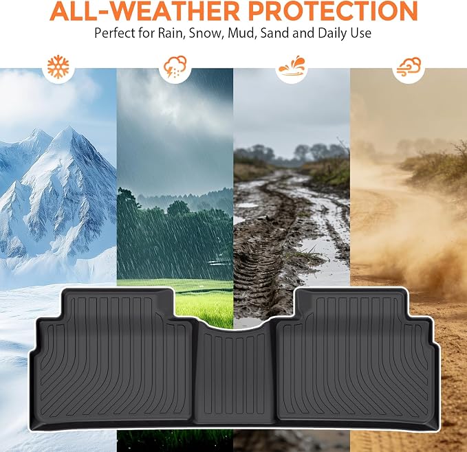 Floor Mats for Kia Sportage Plug in Hybrid 2023-2026 (Not for HEV or Fuel) | Heavy Duty TPE All Weather Protection Waterproof Non-Slip (Floor Mats & Cargo Liner & Seatback Mat)
