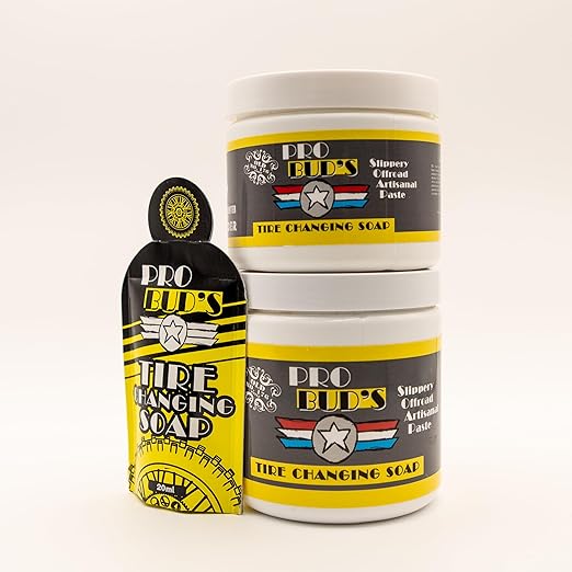 Pro Bud's Tire Mounting Paste - Peerless Lubrication Tire Mounting Lube for Quick Changing and a Secure Fit - Slip-Resistant - 8 oz.