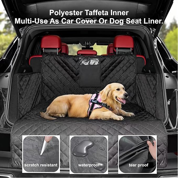 Padded Half Car Cover Hail Protector Universal Hatchback Sedan SUV | Heavy Duty Vechile Shield with Cotton Padding All-Season Protection Against UV, Heat, Hail, Snow, Ice & Dust Outdoor Parking