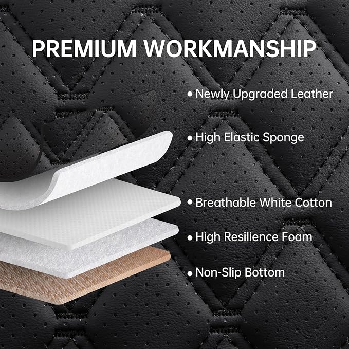 Car Seat Covers,Leather Front Seat Covers for Cars,Front Driver Seat Covers,Waterproof Car Seat Cushion Protectors,Universal Fit for Most Cars SUV Trucks(Purple Black, Front Seats)