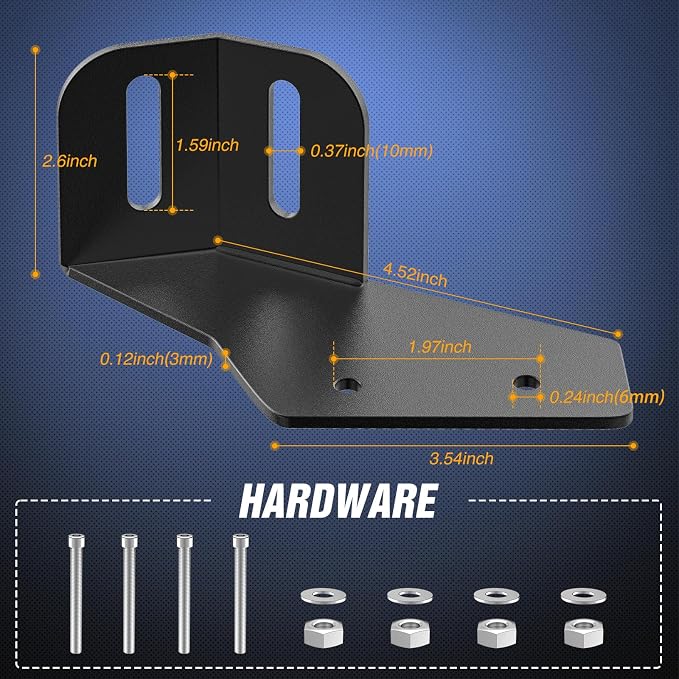 Nilight Light Bar Mounting Brackets for 42-45 Inch LED Bars UTV Roof Upper Windshield Compatible with Can-am Maverick X3 MAX All Models 2017 2018 2019 2020 2021 2022 2023 2024