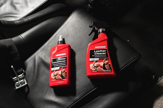 Mothers Leather Conditioner, 12 oz. (06312) | pH Balanced, Lanolin & Neatsfoot, Replenishes Natural Oils Lost to Heat & Sun, Protects & Prevents Fading, Drying & Cracking