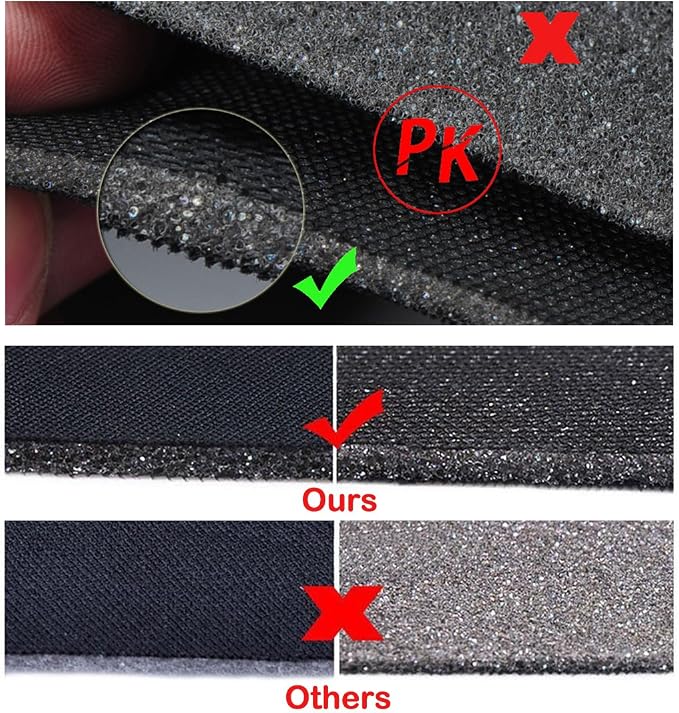 uxcell Universal Black Bucket Seat Cover Protector Pad for Auto Car SUV