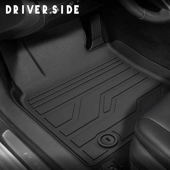 KARPAL Floor Mats for Toyota Camry 2024-2018 FWD Only (Not Fit Hybrid or AWD), Custom Fit All Weather TPE Floor Liners, 1st & 2nd Row Mat, Camry Accessories