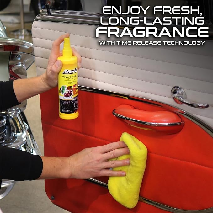 Formula 1 Interior Detailing Protectant Spray, Car Interior Cleaner with Lasting Citrus Fragrance and UV Protection, Safe for Vinyl, Rubber, Plastic, & Dashboard - 10oz