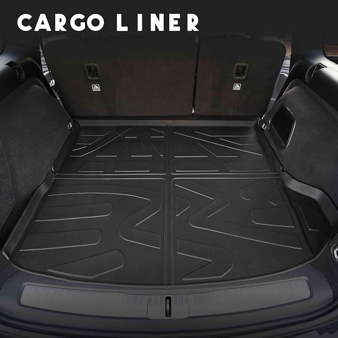 KARPAL Floor Mats & Cargo Liner for 2022-2025 2026 Jeep Grand Cherokee WL (Include 4xe, Not for WK2 or WL75) 5-Seat Only, All Weather TPE Custom Fit Floor Liners Car Mats Accessories