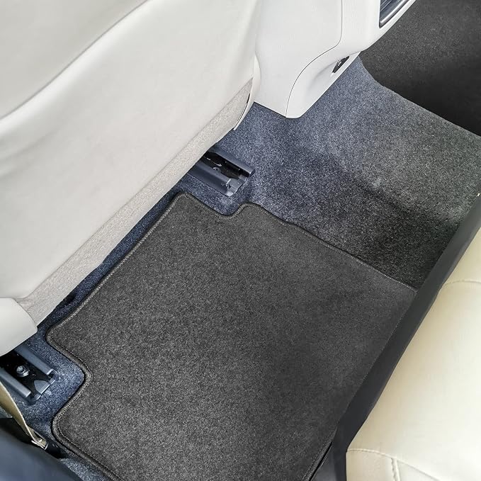 Fit 2018-2024 Toyota Camry Floor Mats IKON Style Nylon Gray | IKON MOTORSPORTS, Carpet Front & Rear 4PC Set, 2019 2020