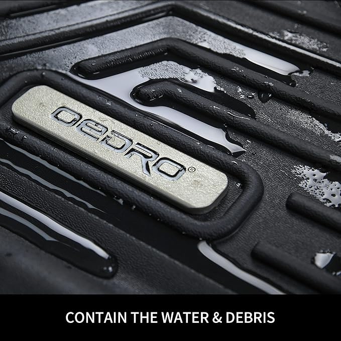 OEDRO Upgraded Custom Floor Mats Fit for 2013-2018 Dodge Ram 1500 Quad Cab, 2019-2024 Dodge Ram 1500 Classic Quad Cab (NOT for New Body), All Weather Front & 2nd Seat Floor Liners