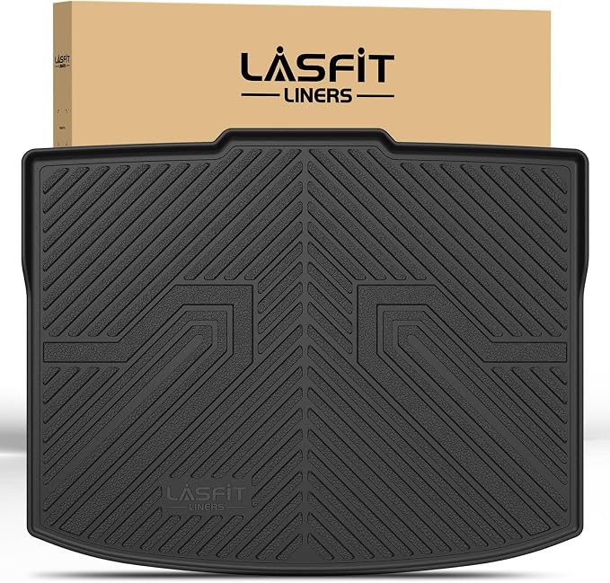 LASFIT Cargo Mat for Honda CR-V 2023-2026 Gasoline (Not for Hybrid), All Weather Custom Fit Waterproof Anti-Slip Odorless TPE Trunk Mat Trunk Liner Cargo Liner (Lower Position)