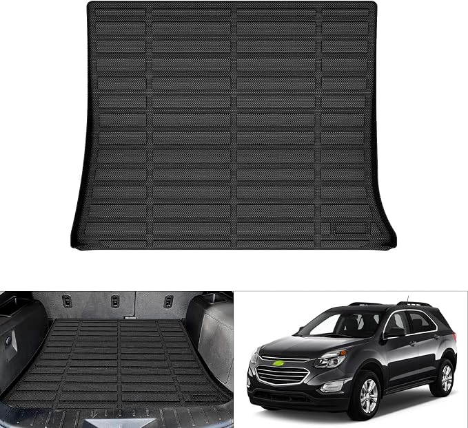 Cartist Custom Fit for Cargo Liner 2010-2017 Chevy Equinox/GMC Terrain All Weather Anti-Slip Rear Trunk Mat TPE Waterproof
