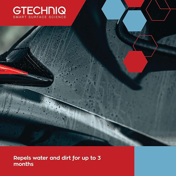Gtechniq Car Shampoo, 2-in-1 Ceramic GWash & Hydrophobic Coating 16.9 fl oz | Advanced Car Care Solution Cleans and Repels Dirt, Long Lasting Protection and Shine, Easy to Apply