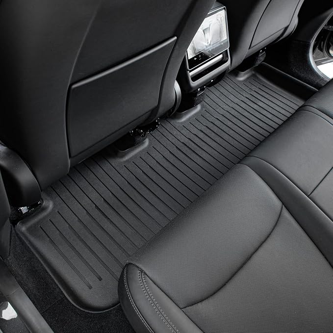 SUPER LINER Tesla New Model Y Juniper Floor Mats 2025 2026, TPE 11PCS | Cargo Liner, Seat Back Protector, Front Door Sill Protertor, All Weather Custom Fit Model Y Juniper Interior Accessories